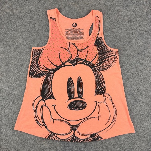Disney Store Tops - Disney Store Minnie Mouse Tank Top Pink Womens Small S